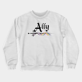 Ally Sword blk Crewneck Sweatshirt